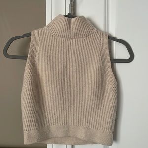 ZARA cropped turtle neck